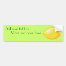 Lemon Bumper Sticker