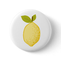 Lemon Pinback Buttons