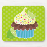 Lemon & Chocolate Cupcake Mouse Pad