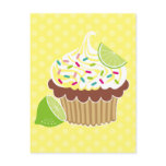 Lemon & Chocolate Cupcake Postcards