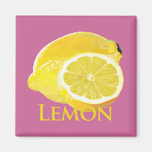 Lemon Citrus Magnets