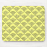 Lemon Damask mousepads