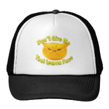 Lemon Face Hats