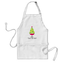 lemon lime Christmas tree in martini glass Apron