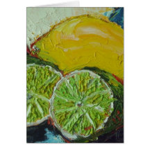 Lemon Lime Note Card