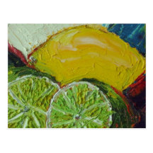 Lemon Lime Postcard