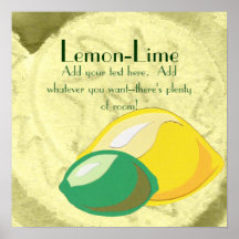 Lemon-Lime Poster