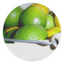 Lemon Lime Twist Round Sticker