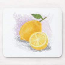 lemon mouse pad