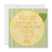 Lemon Slice Custom Invitations