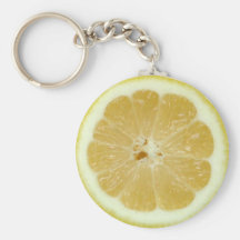Lemon Slice Keychain
