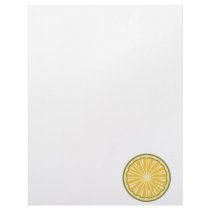 lemon slice personalized letterhead