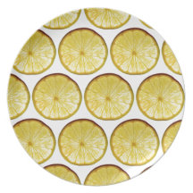 Lemon slice party plates