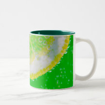 Lemon slice two tone Mug