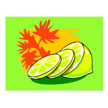 Lemon Splash Post Card