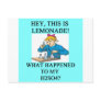lemonade h2so4 joke post cards