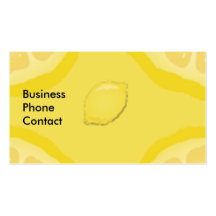 LEMONS BUSINESS CARD