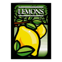 Lemons Greeting Card