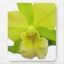 Lemony Orchid Mouse Pad