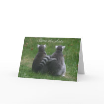 Lemur love,! .. Save the date Greeting Cards