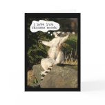 Lemur Love You This Much Funny  Fathers Day cards