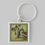 Lemurs Olive Morning Keychain keychains
