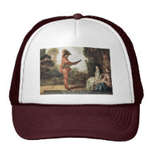 L'Enchanteur By Watteau Antoine Trucker Hats