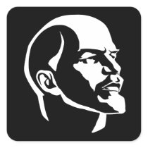 Lenin Head Stickers