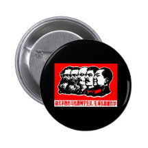 Lenin Marx Mao Zedong Pinback Button
