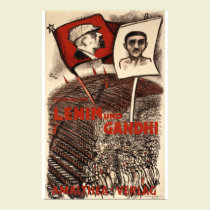 Lénine et Gandhi affiches