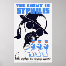 L'ennemi est affiche de syphilis