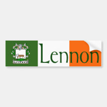 Lennon Coat of Arms Bumper Sticker