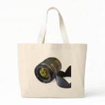 Lens & smiley canvas bag