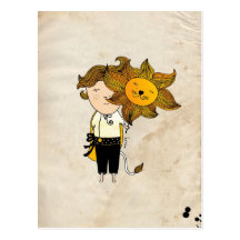 Leo Boy Zodiac Sign Tarjeta Postal
