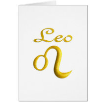 Leo Greeting Cards