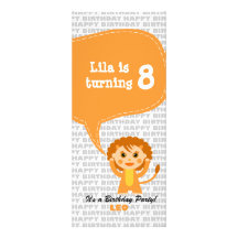 Leo Invitation Birthday Party