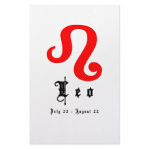 Leo, July 23 - August 22 Stationery