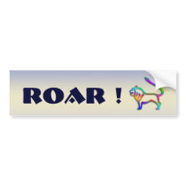 Leo Lion Zodiac Star Sign Rainbow Colour