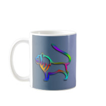 Leo Lion Zodiac Star Sign Rainbow Colour