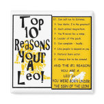 Leo Refrigerator Magnet