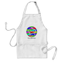 Leo Rainbow Colour Lion Zodiac Chef and Crafts Aprons