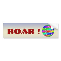 Leo Rainbow Colour Lion Zodiac Star Sign Roar