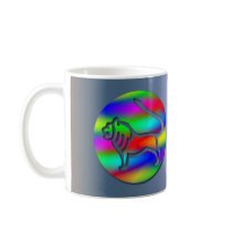 Leo Rainbow Colour Lion Zodiac Star Sign Tea