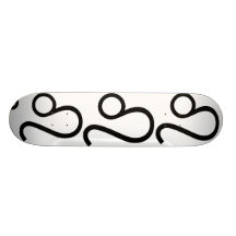 LEO sign skateboard