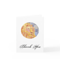 Leo Thank You Card