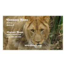 Leo the Lion Business Card