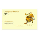 Leo the Lion Business Card business cards