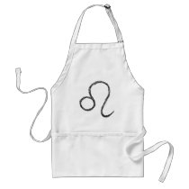 Leo. Zodiac Astrological Sign. Aprons