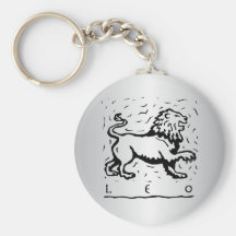 Leo Zodiac Keychain