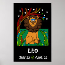 LEO - ZODIAC POSTER